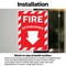 Signmission Fire Extinguisher with Arrow OSHA ANSI Sign, Vinyl Decal, 7in W x 10in L, 2PK OS-2PACK-MISC-D-710-L-19492 - alternate 6